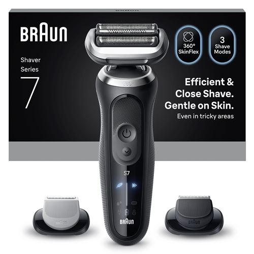 Rasoir électrique Braun Series 7 72-N1620s Noir État correct Braun reconditionné disponible sur Fnac