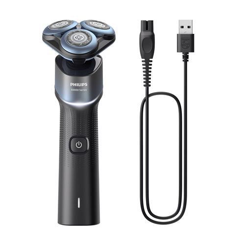 Rasoir électrique Philips 5000X Series X5006/00 4,5 W Noir métallisé et Bleu marine État correct Philips reconditionné disponible sur Fnac