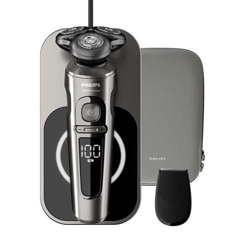 Rasoir électrique Philips Prestige Series 9000 avec plateau de charge Qi Occasion Philips reconditionné disponible sur Fnac | Dero