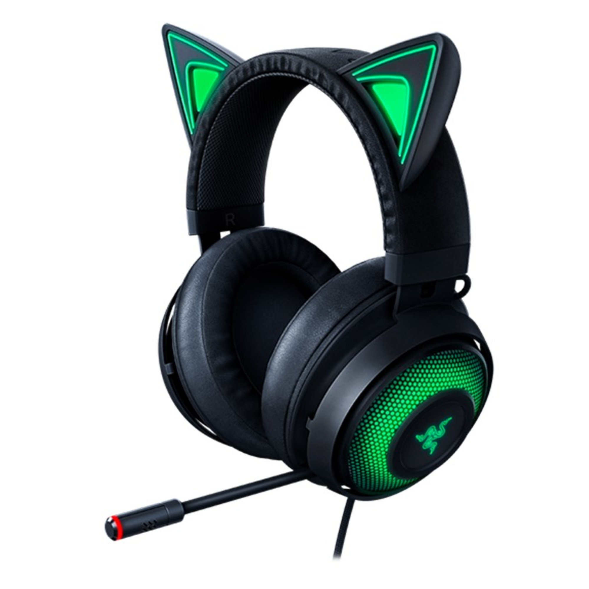 Razer Kraken Kitty Edition Casque Avec fil Arceau Jouer Noir, Vert - Bon état Bon état Razer reconditionné disponible sur Pixmania
