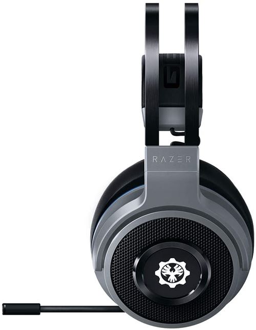 Razer Thresher Xbox One (Gears of War 5 Edition) - Casque de jeu sans fil pour Xbox One et PC (casque sans fil, jusqu'à 16 heures d'autonomie, manette 50 mm, Windows Sonic) Noir-Vert État correct Razer reconditionné disponible sur Fnac