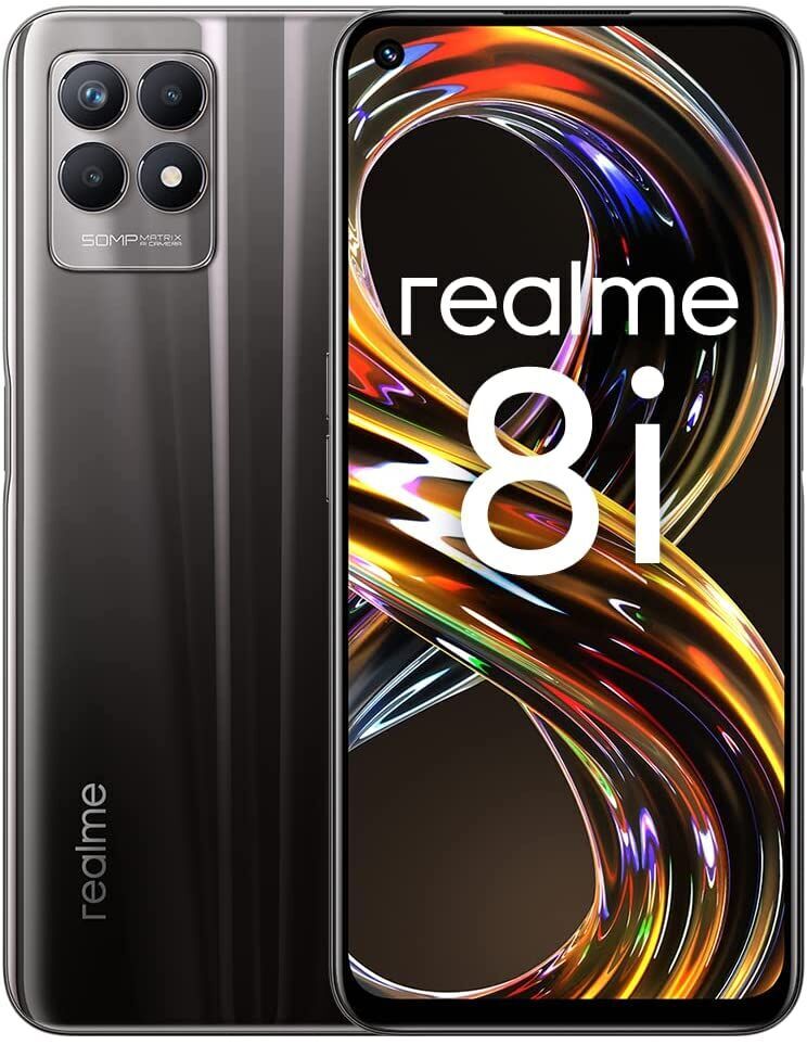 Realme 8i 6 GB 128 GB Space Black Bon état Realme reconditionné disponible sur Refurbed