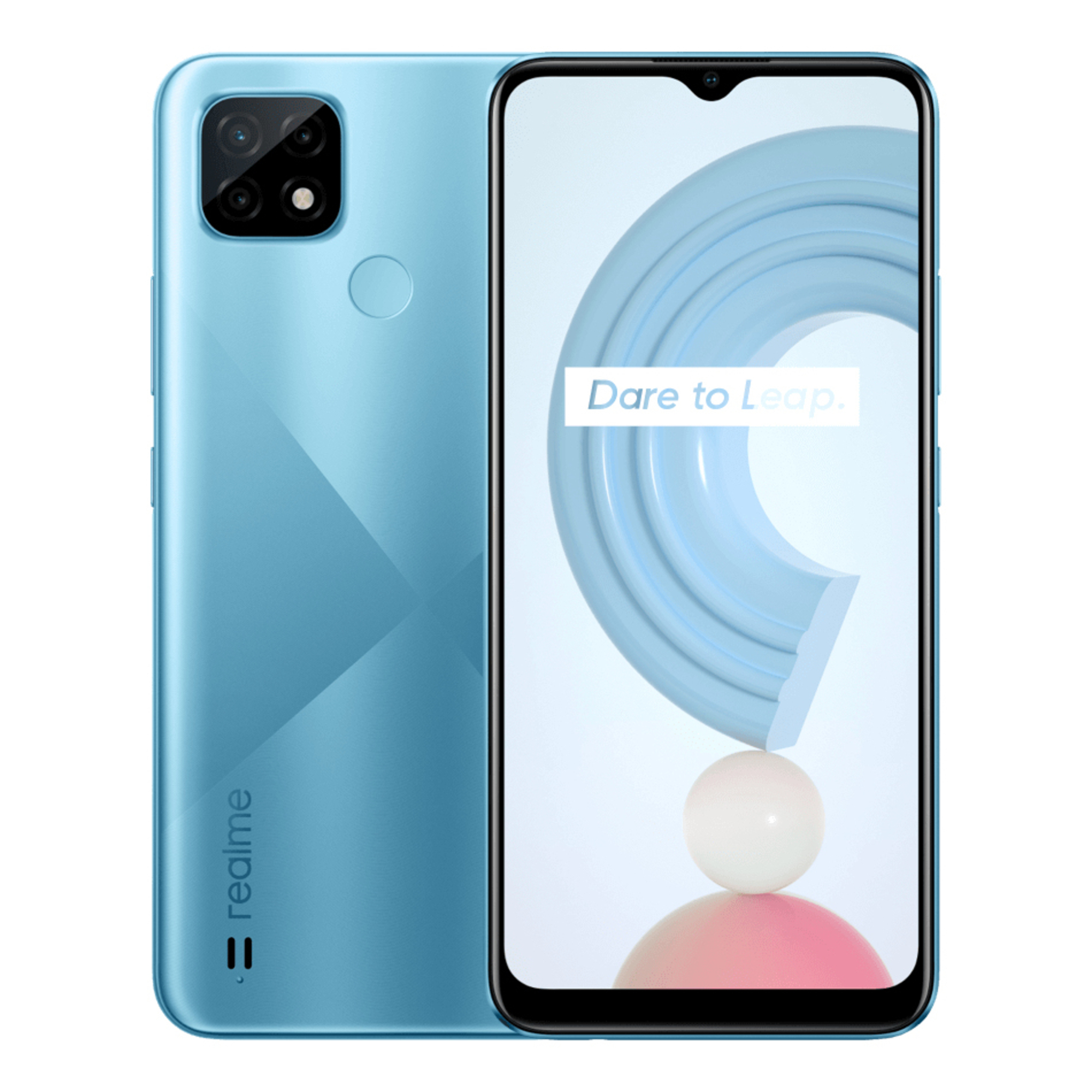 realme C21 (4G) 32 Go, Bleu, Débloqué - Bon état Bon état Realme reconditionné disponible sur Pixmania