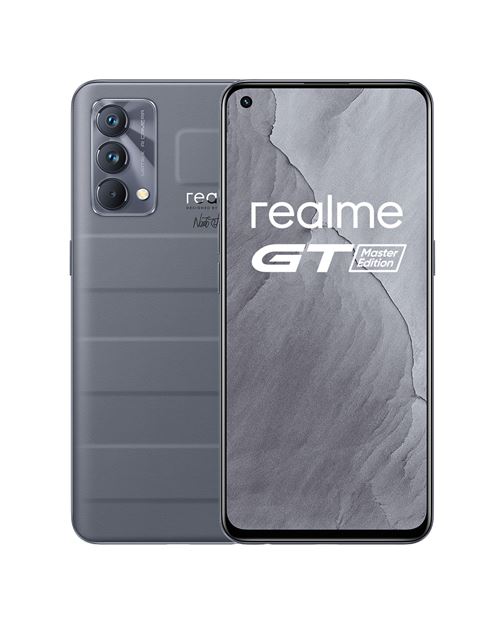 Realme GT Master Edition - 5G smartphone - double SIM - RAM 8 Go / Mémoire interne 256 Go - écran OLED - 6.43" - 2400 x 1080 pixels (120 Hz) - 3 x caméras arrière 64 MP, 8 MP, 2 MP - front camera 32 MP - gris voyageur État correct N/A reconditionné disponible sur Fnac