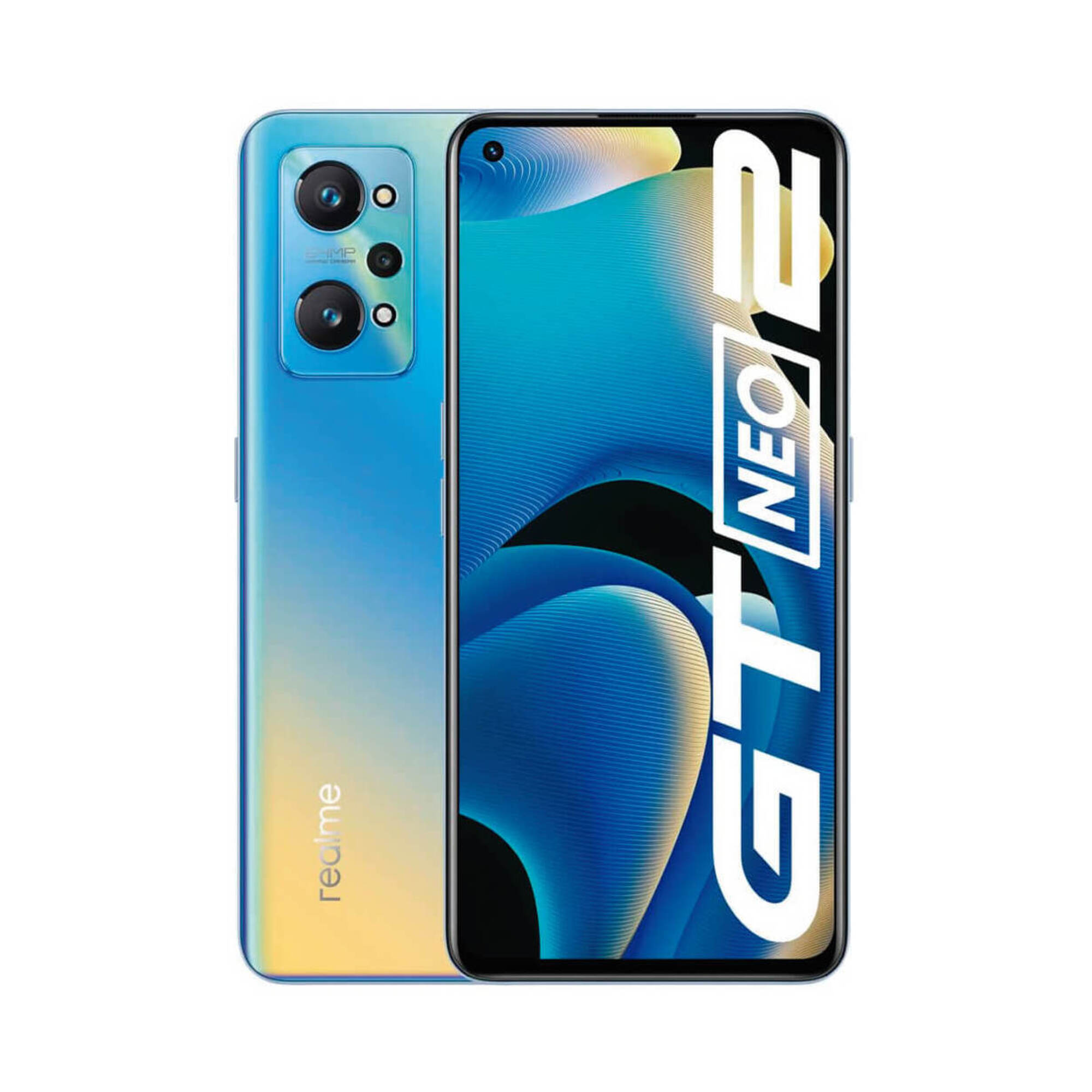 Realme GT Neo 2 5G, 128Go, Bleu, débloqué - Bon état Bon état Realme reconditionné disponible sur Pixmania