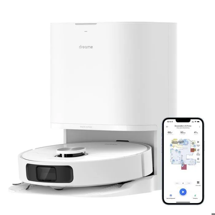 RECONDITIONNÉ - Dreame L10 Prime - Aspirateur Robot Laveur - 4000Pa - Nettoyage Automatique Navigation LDS 70%-79% Neuf B3 Reconditionné Dreame reconditionné disponible sur Cdiscount Seconde Vie | Dero