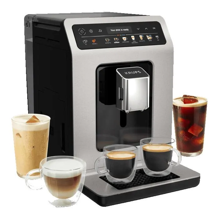 RECONDITIONNÉ KRUPS Evidence Hot & Cold Machine expresso automatique 18 recettes intégrées EA898DF1-RA refurbished reconditionné disponible sur Cdiscount Seconde Vie
