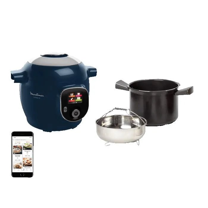 RECONDITIONNÉ Moulinex Cookeo Multicuiseur 150 recettes Rapide 6 L 6 personnes Bleu CE851410-RA Reconditionné Moulinex reconditionné disponible sur Cdiscount Seconde Vie | Dero