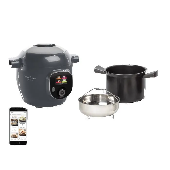 RECONDITIONNÉ Moulinex Cookeo Multicuiseur 150 recettes Rapide 6 L 6 personnes Gris Java Pepper CE851HF0-RA Reconditionné Moulinex reconditionné disponible sur Cdiscount Seconde Vie