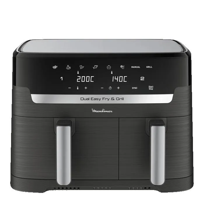 Acheter RECONDITIONNÉ Moulinex Dual Easy Fry & Grill Air fryer et gril 8 3L 2 tiroirs 8 programmes prédéfinis EZ905B20-RA Reconditionné - 99,99 € RECONDITIONNÉ Moulinex Dual Easy Fry & Grill Air fryer et gril 8 3L 2 tiroirs 8 programmes prédéfinis EZ905B20-RA Reconditionné Moulinex reconditionné disponible sur Cdiscount Seconde Vie