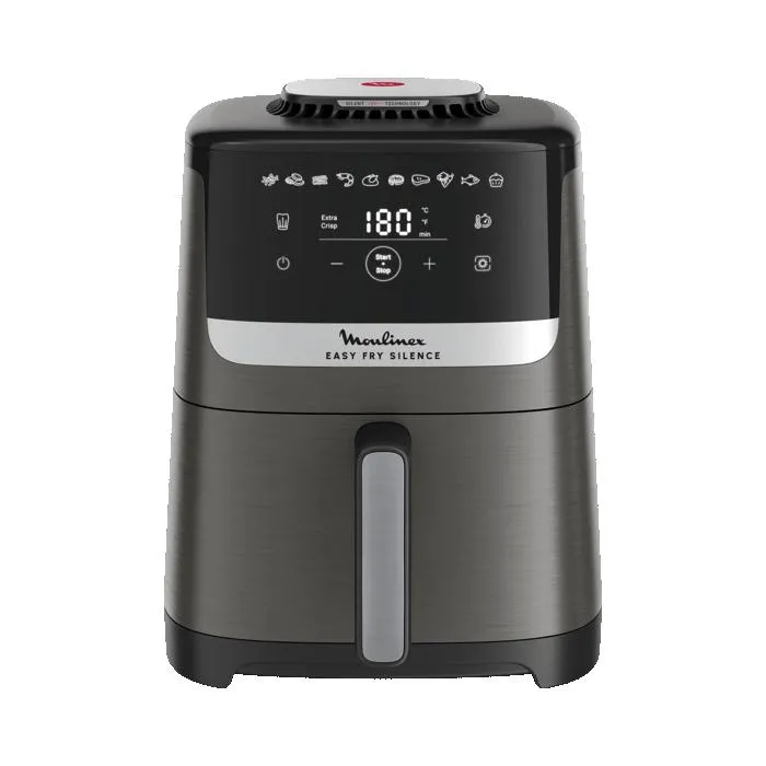 RECONDITIONNÉ Moulinex Easy Fry Silence air fryer 5 L Technologie Silence Gris charbon EZ551HF0 Reconditionné Moulinex reconditionné disponible sur Cdiscount Seconde Vie