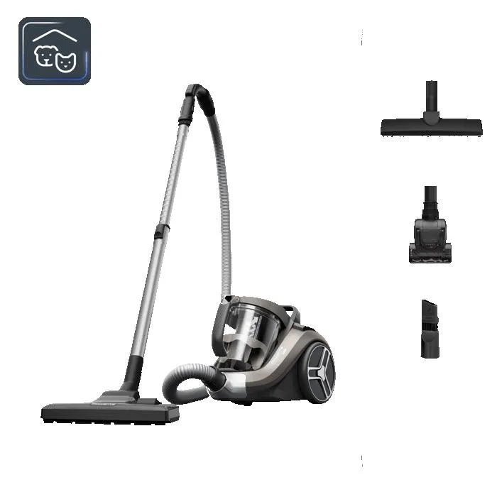 RECONDITIONNÉ Rowenta Aspirateur sans sac 900 W max Haute filtration 25 L Compact RO4B50EA-RA Reconditionné Rowenta reconditionné disponible sur Cdiscount Seconde Vie