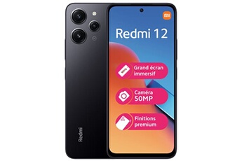 Redmi 12 256Go Noir Très bon état Xiaomi reconditionné disponible sur Darty | Dero