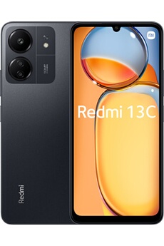 Redmi 13C - 4G smartphone - double SIM - RAM 4 Go / Mémoire interne 128 Go - microSD slot - Ecran LCD - 6.74" - 1600 x 720 pixels (90 Hz) - 3 x État correct Xiaomi reconditionné disponible sur Darty