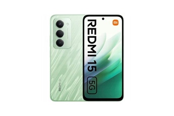 Redmi 15 5G - 5G smartphone - double SIM - RAM 4 Go / Mémoire interne 128 Go - microSD slot - 6.9" - 2340 x 1080 pixels (144 Hz) - 2x caméras arrière Très bon état Xiaomi reconditionné disponible sur Darty