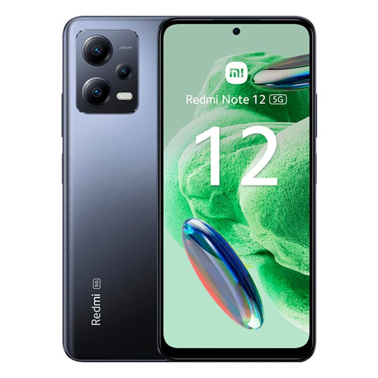 Redmi Note 12 (5G) 4Go/128Go, Gris, Débloqué - Bon état Bon état Xiaomi reconditionné disponible sur Pixmania