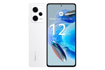Redmi Note 12 Pro 5G 8Go/256Go Blanc (Polar White) Double SIM 22101316G État correct Xiaomi reconditionné disponible sur Darty
