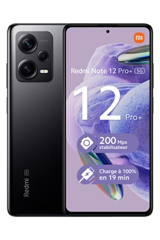 Redmi Note 12 Pro Plus 256Go Noir 5G Très bon état Xiaomi reconditionné disponible sur Darty