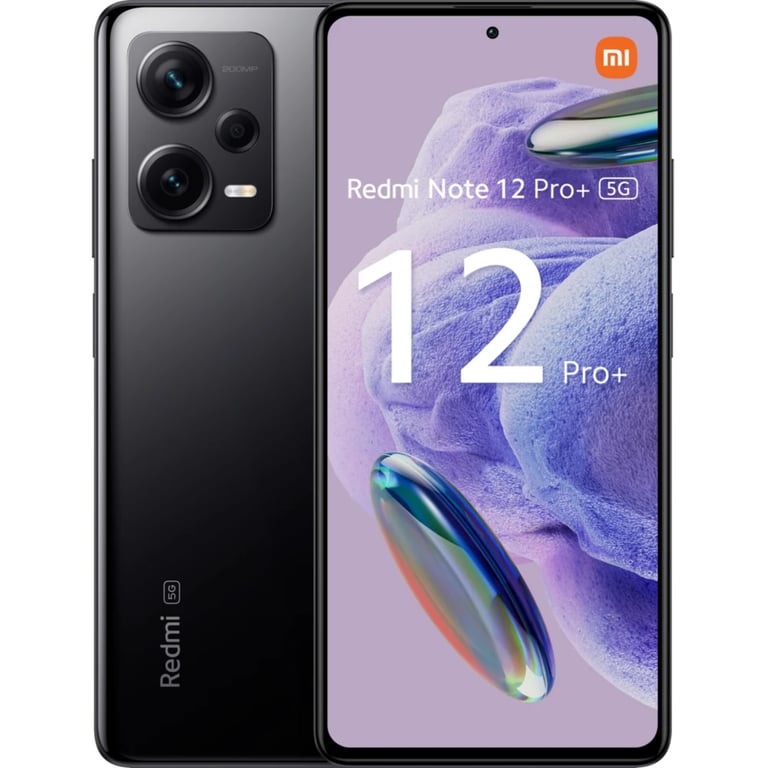 Redmi Note 12 Pro Plus (5G) 256 Go, Noir, débloqué - Très bon état Très bon état Xiaomi reconditionné disponible sur Pixmania