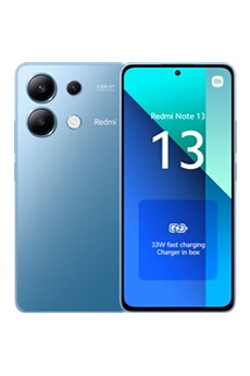 REDMI NOTE 13 4G 6GB RAM 128GB ROM - ICE BLUE Très bon état Xiaomi reconditionné disponible sur Darty
