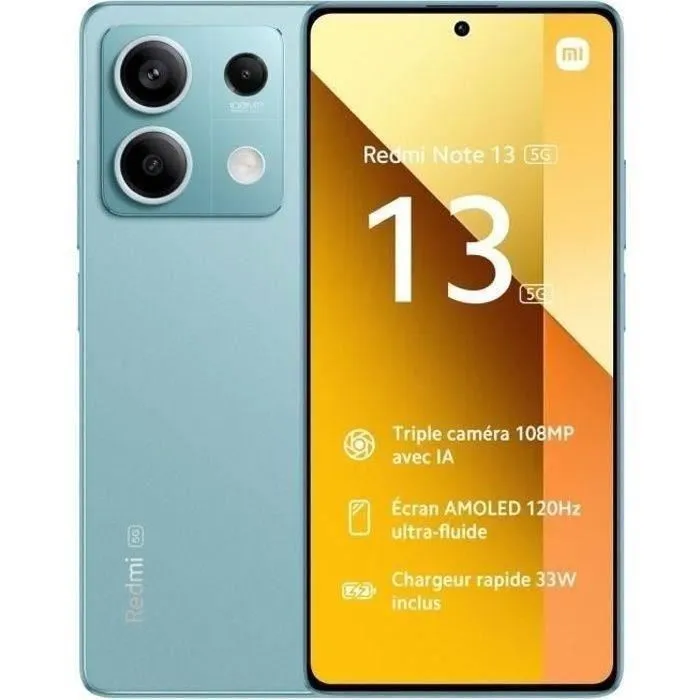 Redmi Note 13 5G Bleu 8 GO + 256 GO (2023) - Reconditionné - Très bon état Reconditionné - 160,00 € Redmi Note 13 5G Bleu 8 GO + 256 GO (2023) - Reconditionné - Très bon état Reconditionné Xiaomi reconditionné disponible sur Cdiscount Seconde Vie