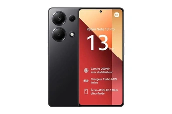 Redmi Note 13 Pro - 4G smartphone - double SIM - RAM 8 Go / Mémoire interne 256 Go - microSD slot - OLED display - 6.67"" - 2400 x 1080 pixels - (120 Bon état Xiaomi reconditionné disponible sur Darty
