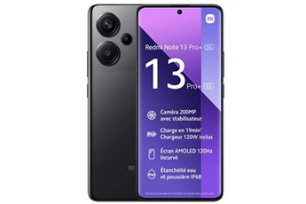 Redmi Note 13 Pro+ 5G 12Go 512Go Noir État correct Xiaomi reconditionné disponible sur Darty