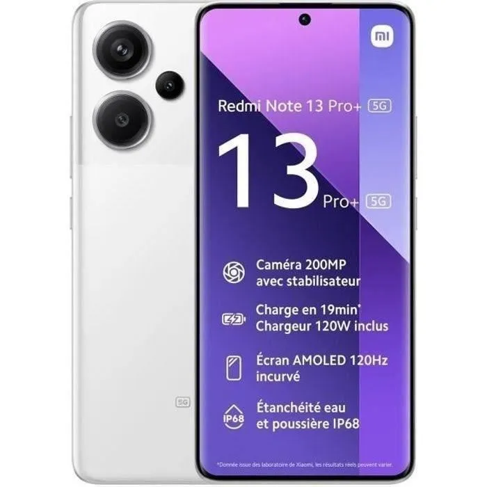 Redmi Note 13 Pro+ 5G Blanc 12 GO + 512 GO (2023) - Reconditionné - Très bon état Reconditionné - 354,21 € Redmi Note 13 Pro+ 5G Blanc 12 GO + 512 GO (2023) - Reconditionné - Très bon état Reconditionné Xiaomi reconditionné disponible sur Cdiscount Seconde Vie