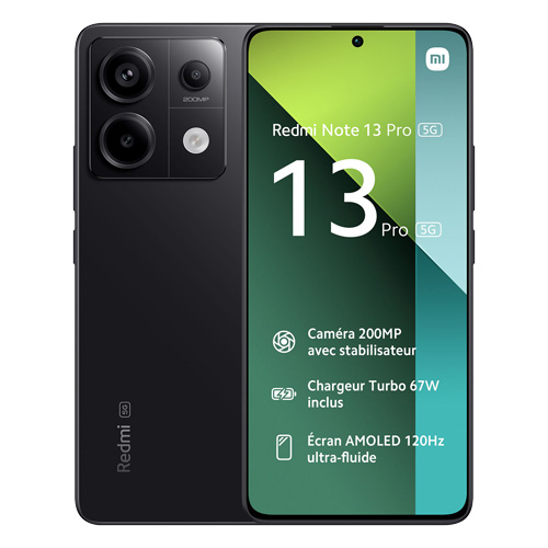 Redmi Note 13 Pro (dual sim) 256 Go noir reconditionné Reconditionné - 199,90 € Redmi Note 13 Pro (dual sim) 256 Go noir reconditionné Reconditionné Xiaomi reconditionné disponible sur Recommerce