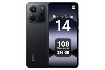Redmi Note 14 4G 8Go 256Go Noir Très bon état Xiaomi reconditionné (offre indisponible)