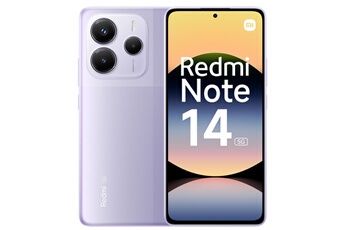 Redmi Note 14 5G 8/256 Lavender Purple Bon état Xiaomi reconditionné disponible sur Darty