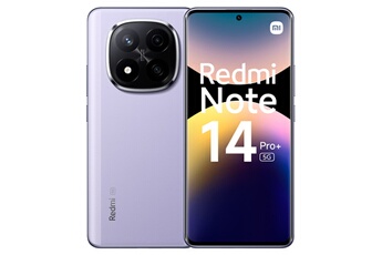 Redmi Note 14 Pro+ 5G 12/512 Lavende Purple Très bon état - 373,00 € Redmi Note 14 Pro+ 5G 12/512 Lavende Purple Très bon état Xiaomi reconditionné disponible sur Darty