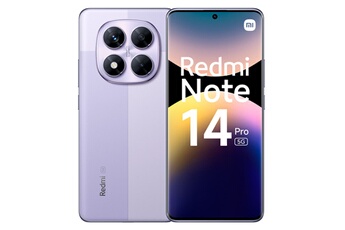 Redmi Note 14 Pro 5G 8/256 Lavender Purple Très bon état Xiaomi reconditionné disponible sur Darty