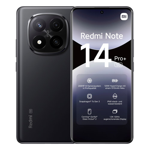 Acheter Redmi Note 14 Pro+ (dual sim) 512 Go noir reconditionné Reconditionné - 329,90 € Redmi Note 14 Pro+ (dual sim) 512 Go noir reconditionné Reconditionné Xiaomi reconditionné disponible sur Recommerce