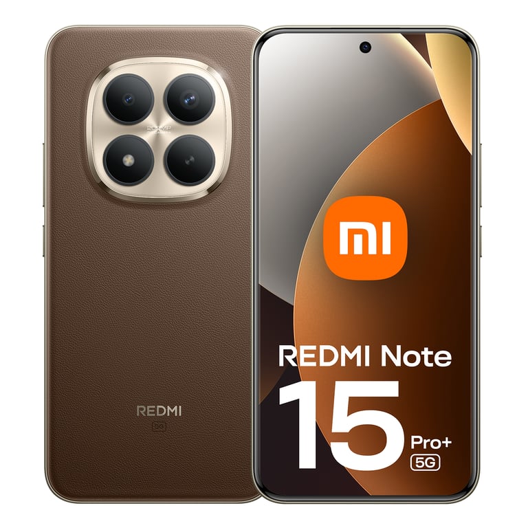 Redmi Note 15 Pro+ (5G) 256 Go, Marron - Excellent état Parfait état Xiaomi reconditionné disponible sur Pixmania