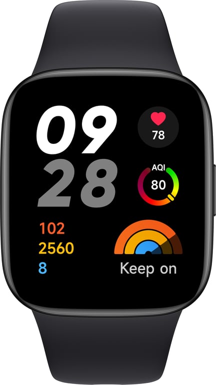 Redmi Watch 3 AMOLED 42 mm Écran tactile GPS (satellite) - Noir - Très bon état Très bon état Xiaomi reconditionné disponible sur Pixmania