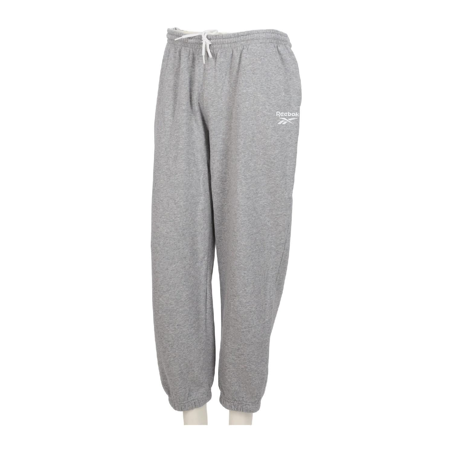 Reebok Jogging Small Logo Joggers Coupe tapered Logo Vector blanc Femme Taille XL Gris #QWE7594 Très bon état Reebok reconditionné disponible sur Sporteed