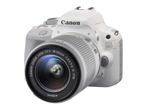 Reflex Canon EOS 100D blanc + Objectif Canon EF-S IS STM 18-55 mm IS STM État correct Canon reconditionné disponible sur Fnac