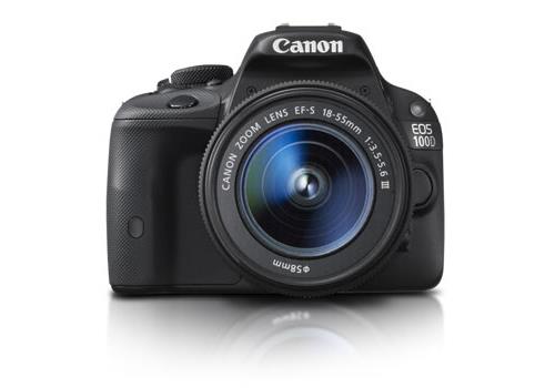 Reflex Canon EOS 100D Noir + Objectif Canon EF-S 18-55mm f/3.5-5.6 DC III État correct Canon reconditionné disponible sur Fnac