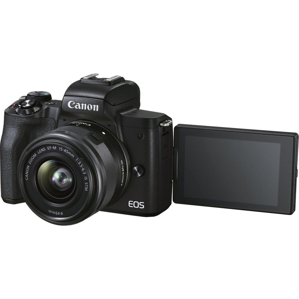 Voir photo 2 de Reflex - Canon EOS M50 - Noir + Objectif Canon EF-M 15-45mm f/3.5-6.3 IS STM | Dero Reflex - Canon EOS M50 - Noir + Objectif Canon EF-M 15-45mm f/3.5-6.3 IS STM Reconditionné Canon reconditionné photo 2 | Dero