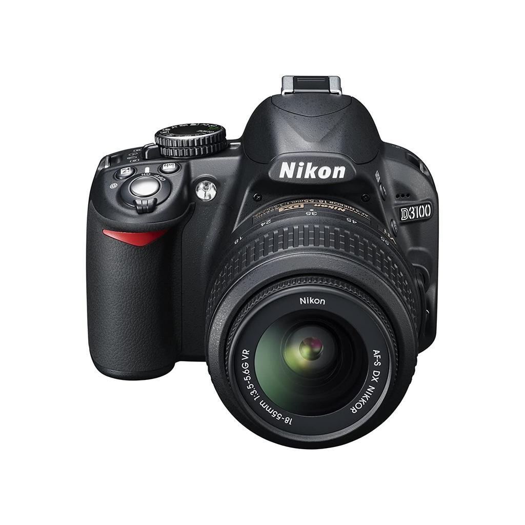 Reflex D3100 - Noir + Nikon Nikkor AF-S DX 18-55mm f/3.5-5.6 G VR f/3.5-5.6 Reconditionné Nikon reconditionné disponible sur Backmarket