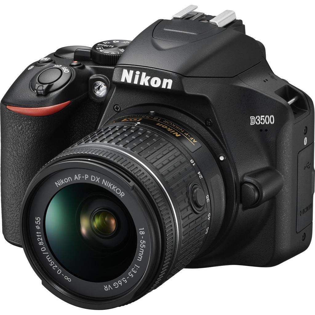 Reflex D3500 - Noir + Nikon Nikon AF-P DX NIKKOR 18-55mm f/3.5-5.6G DX VR f/3.5-5.6 Reconditionné - 477,36 € Reflex D3500 - Noir + Nikon Nikon AF-P DX NIKKOR 18-55mm f/3.5-5.6G DX VR f/3.5-5.6 Reconditionné Nikon reconditionné disponible sur Backmarket