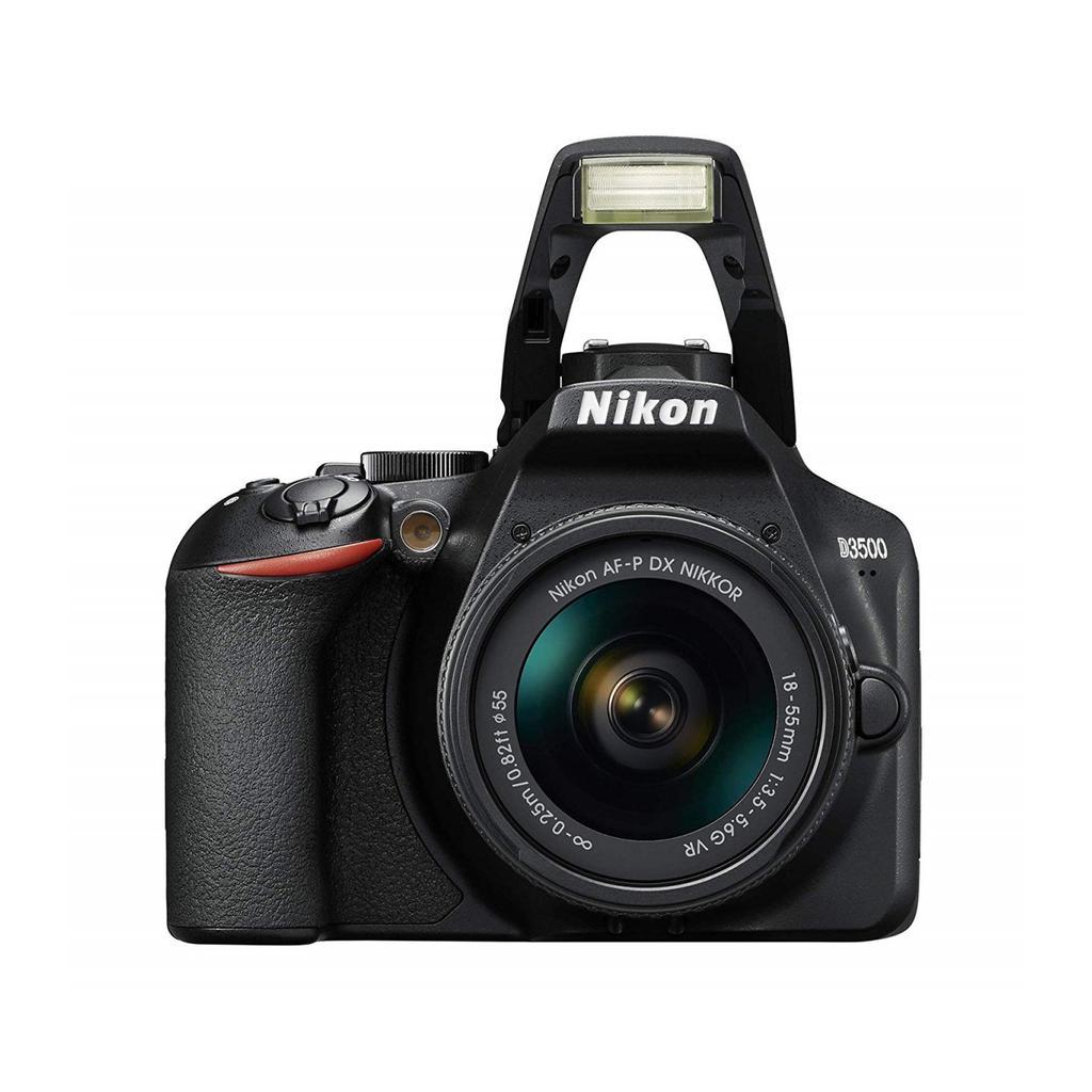 Reflex D3500 - Noir + Nikon Nikon AF-P DX Nikkor 18-55mm f/3.5-5.6G VR f/3.5-5.6 Reconditionné Nikon reconditionné disponible sur Backmarket