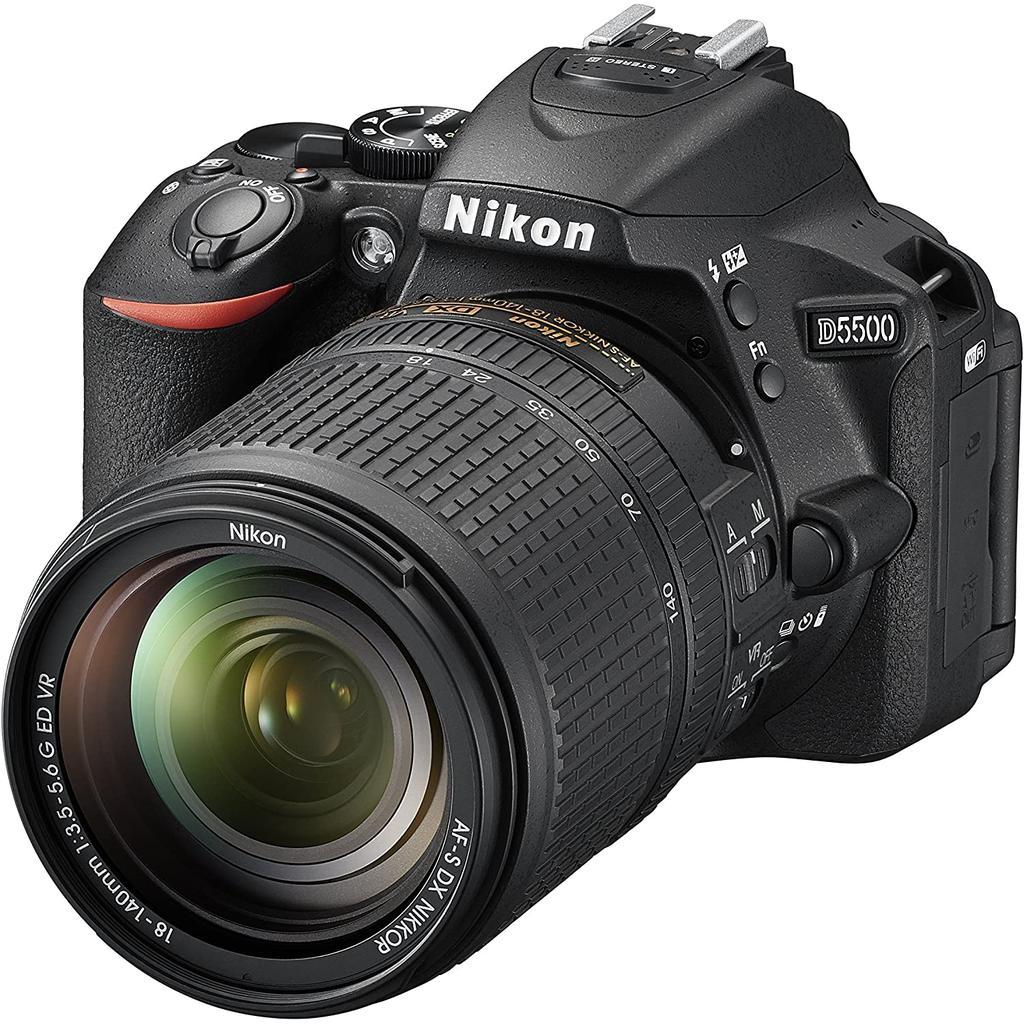 Reflex D5500 - Noir + Nikkor AF-P Nikkor 18-55mm f/3.5-5.6 G DX VR f/3.5-5.6 G Reconditionné Nikon reconditionné disponible sur Backmarket