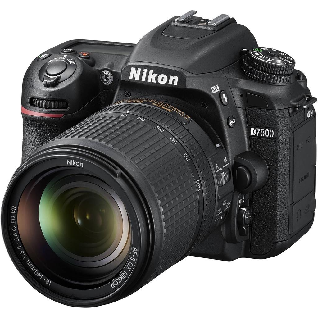 Acheter Reflex D7500 - Noir + Nikon AF-S DX Nikkor 18-140mm f/3.5-5.6G ED VR f/3.5-5.6 Reconditionné - 1228,00 € Reflex D7500 - Noir + Nikon AF-S DX Nikkor 18-140mm f/3.5-5.6G ED VR f/3.5-5.6 Reconditionné Nikon reconditionné disponible sur Backmarket