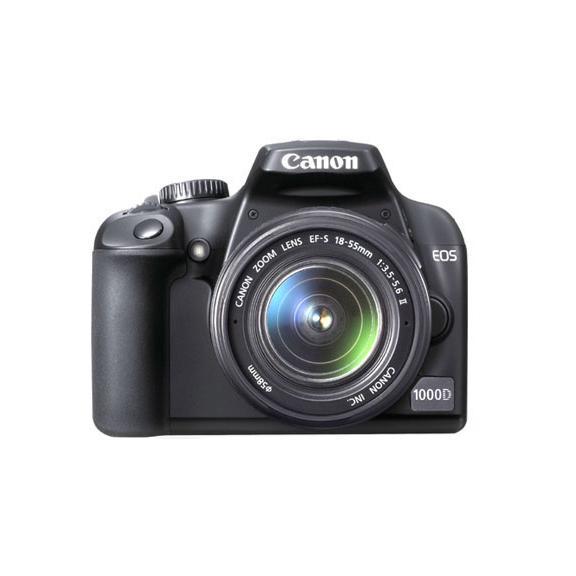 Reflex EOS 1000D - Noir + Canon Canon EF-S 18-55mm f/3.5-5.6 II f/3.5-5.6 Reconditionné Canon reconditionné disponible sur Backmarket