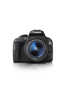 Reflex EOS 100D Noir + Objectif Canon EF-S 18-55mm f/3.5-5.6 DC III État correct Canon reconditionné disponible sur Darty