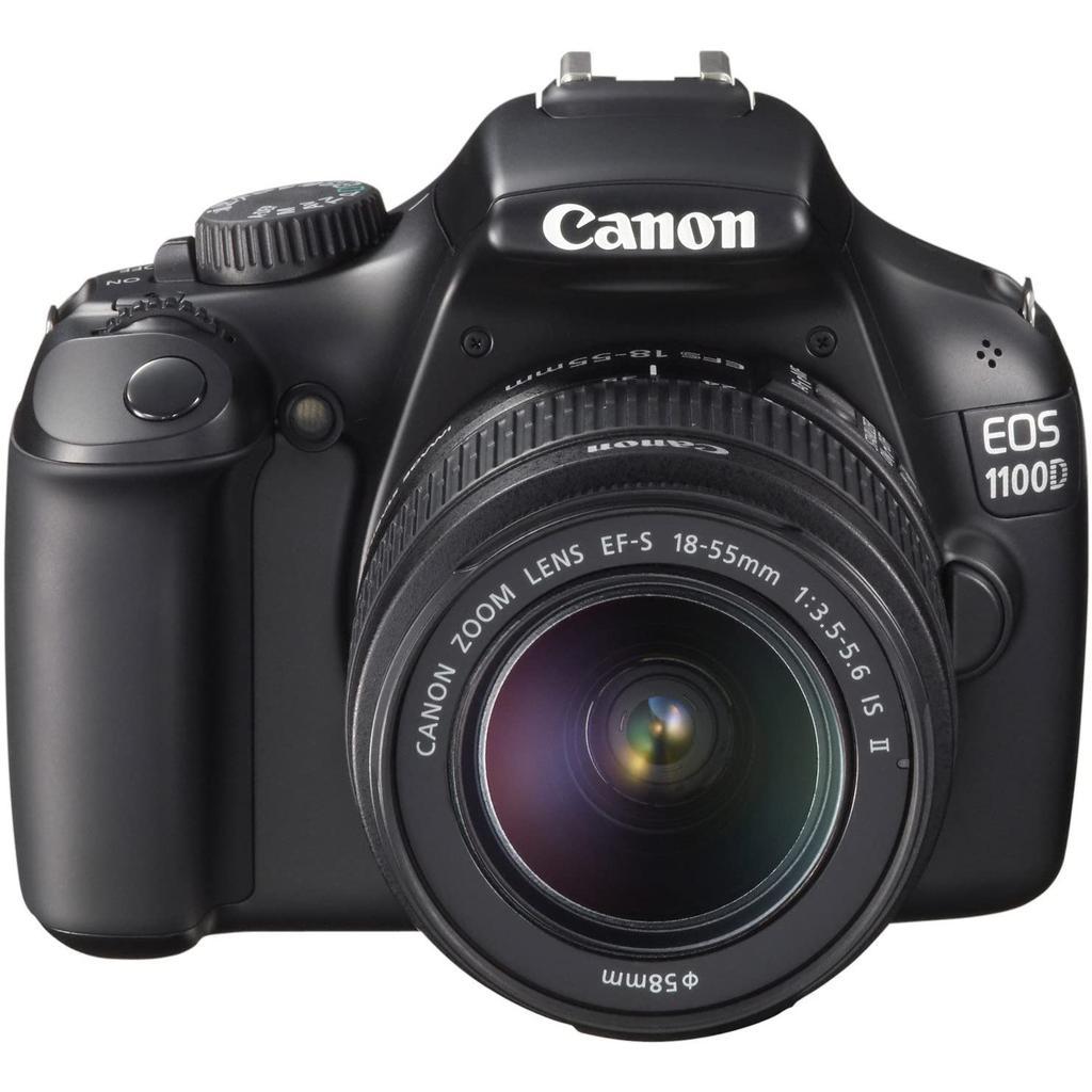 Reflex EOS 1100D - Noir + Canon Canon EF-S 18-55mm f/3.5-5.6 IS II f/3.5-5.6 Reconditionné Canon reconditionné disponible sur Backmarket