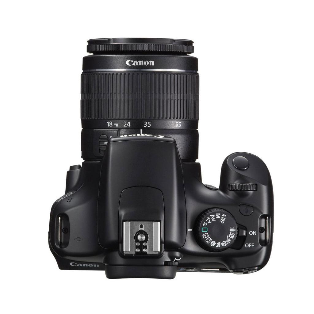 Voir photo 2 de Reflex EOS 1100D - Noir + Canon Zoom Lens EF-S 18-55mm f/3.5-5.6 III f/3.5-5.6 III | Dero Reflex EOS 1100D - Noir + Canon Zoom Lens EF-S 18-55mm f/3.5-5.6 III f/3.5-5.6 III Reconditionné Canon reconditionné photo 2 | Dero