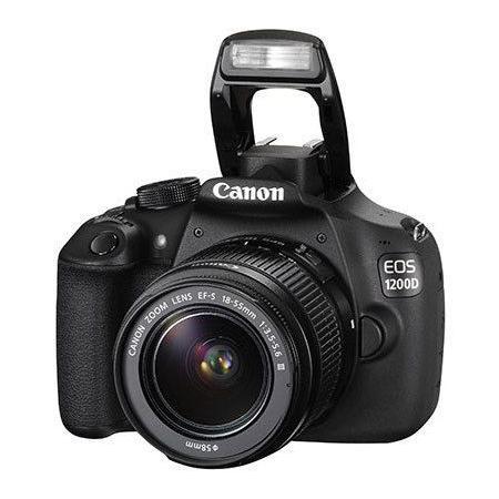 Voir photo 1 de Reflex EOS 1200D - Noir + Canon Canon EF-S IS II 18-55 mm f/3.5-5.6 f/3.5-5.6 | Dero Reflex EOS 1200D - Noir + Canon Canon EF-S IS II 18-55 mm f/3.5-5.6 f/3.5-5.6 Reconditionné Canon reconditionné | Dero
